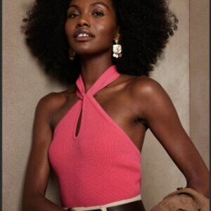 NEW..Banana Republic HALTER SWEATER